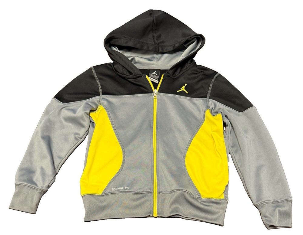 Nike Air Jordan Jumpman Hoodie Full Zip Youth Small (8-10) Therma Fit Classic